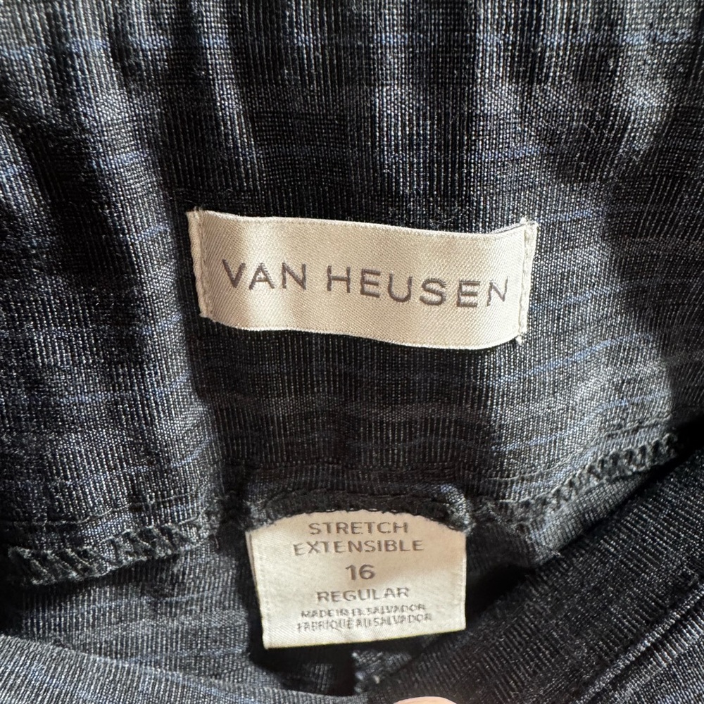 Van Heusen Royal Blue and Grey women’s dress pants